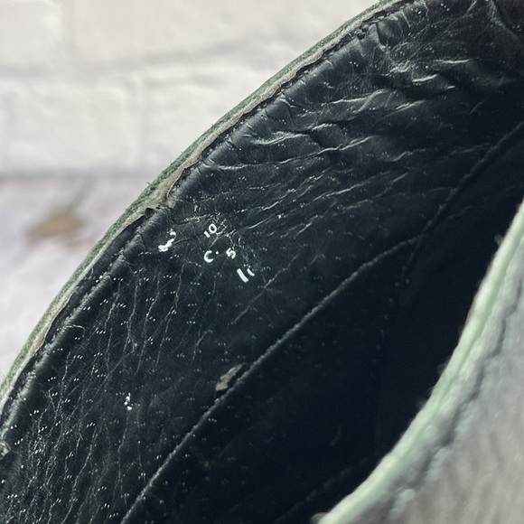 FOSSIL Black Leather & Suede Back Zip Up High Heels - Picture 13 of 17